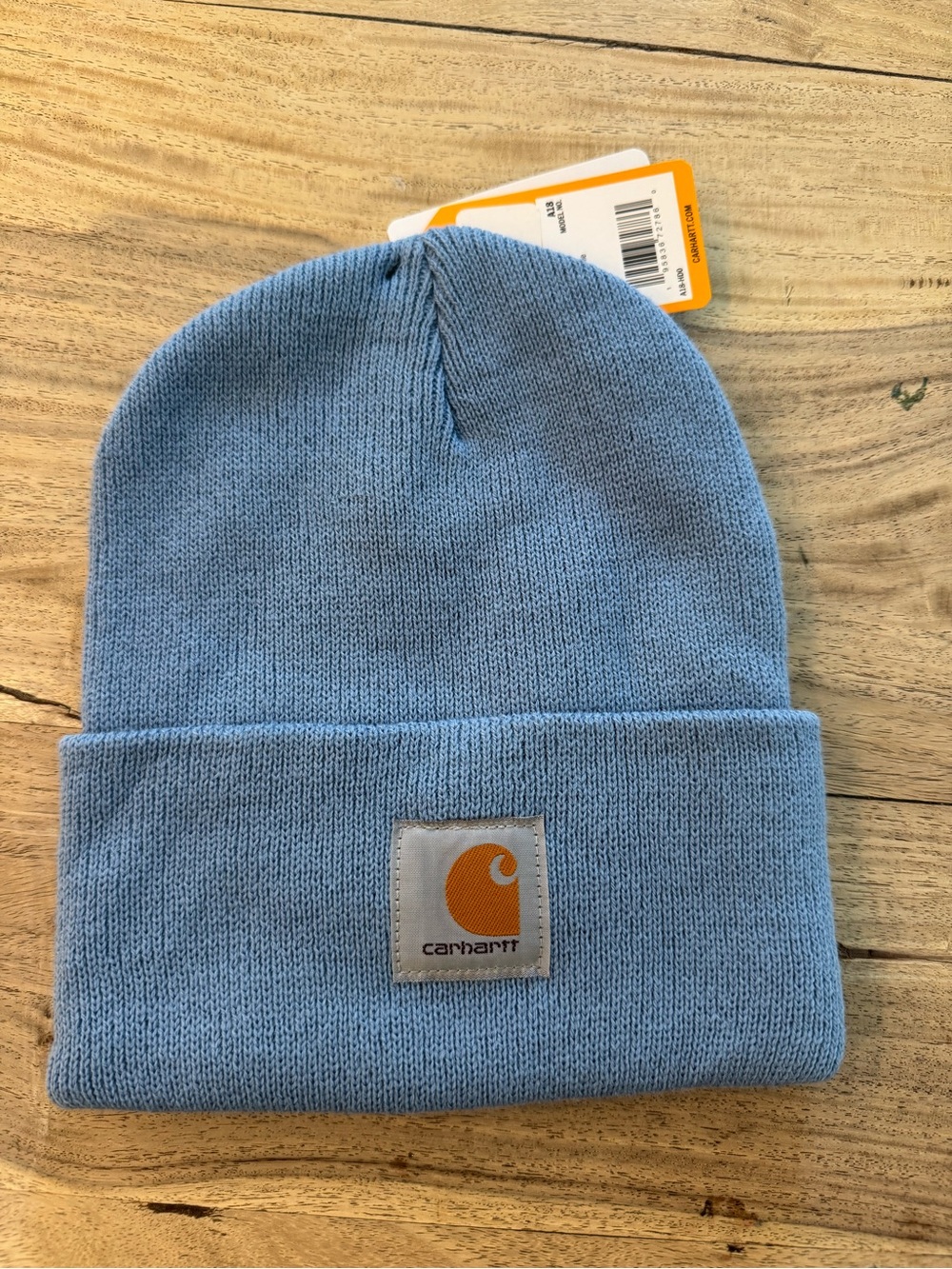 Carhartt Blue Knit Cuffed Beanie